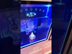 LCD Screen Ice Cream Vending Machine Soft Serve 59 Flavors