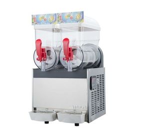 Frozen Double Bowl Slush Machine 15 Liter With Handle Top - Grade