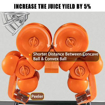 Auto Feed Professional Orange Juicer Vending Machine 110V - 120V 60HZ